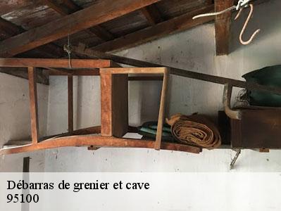 Débarras de grenier et cave  95100