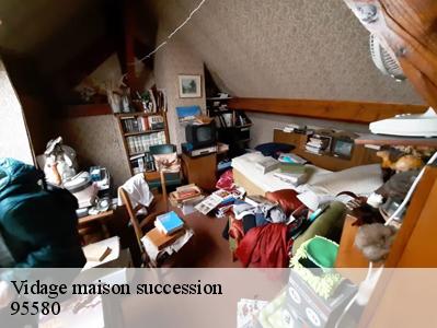 Vidage maison succession  95580